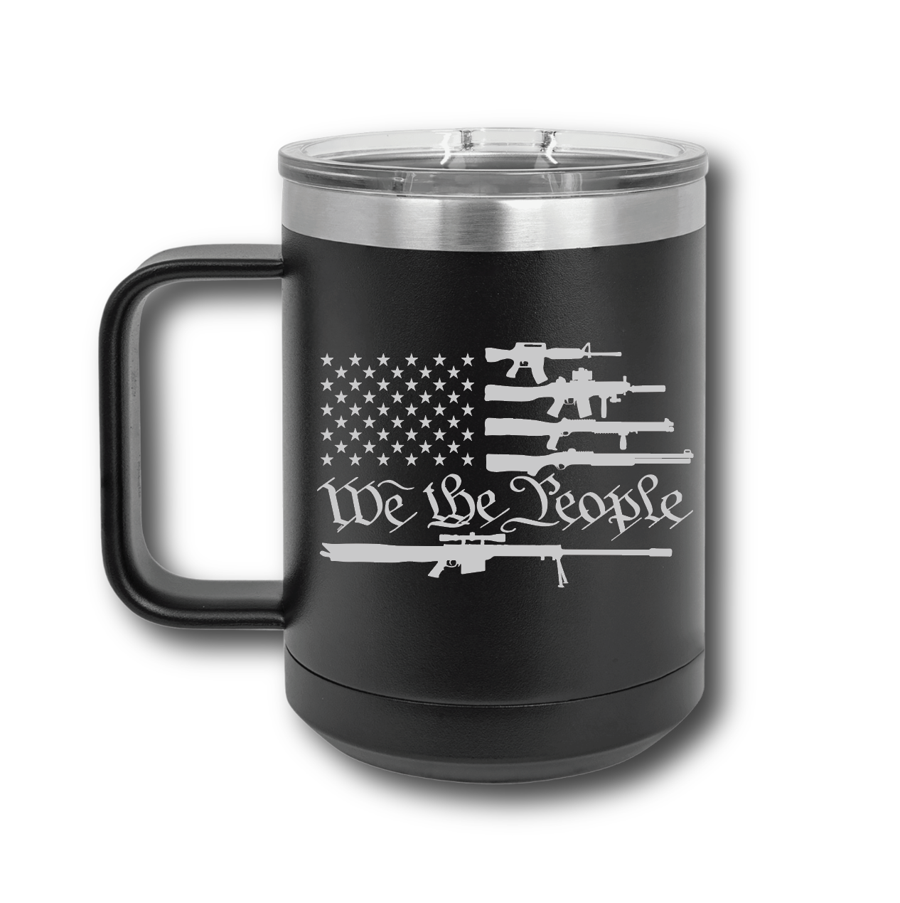 Patriotic 15oz Insulated Coffee Mug with Slider Lid