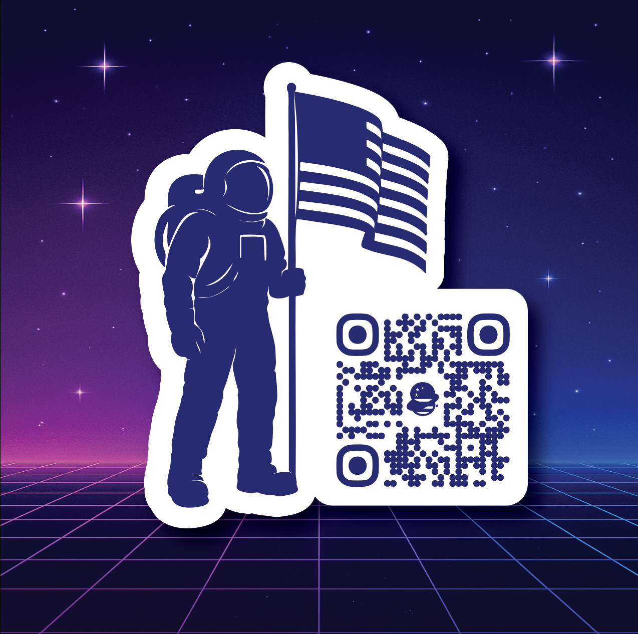 Custom Dynamic QR Code Stickers