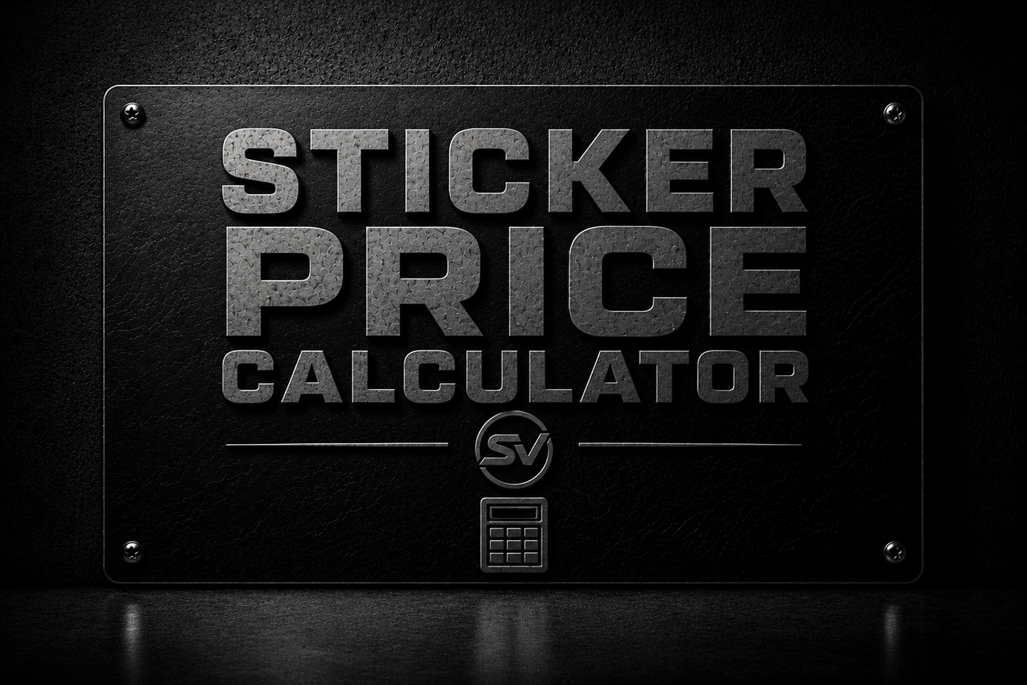 Sticker Price Calculator