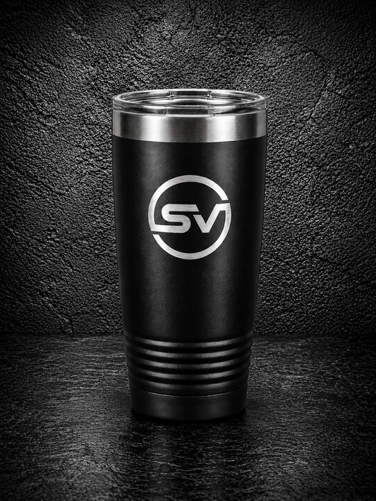 Custom 20oz Laser-Engraved Tumbler with Slider Lid