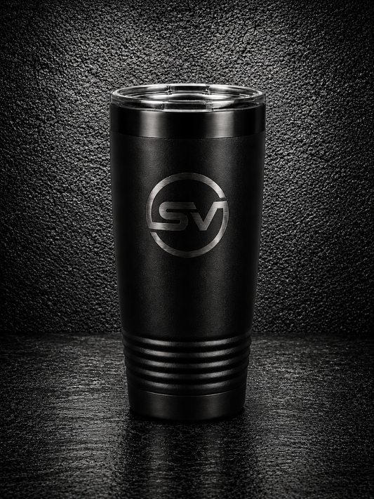 Stealth Black 20oz Tumbler
