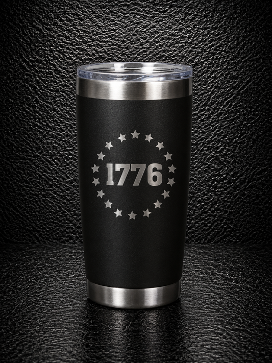 Patriotic 20oz Tumbler with Slider Lid