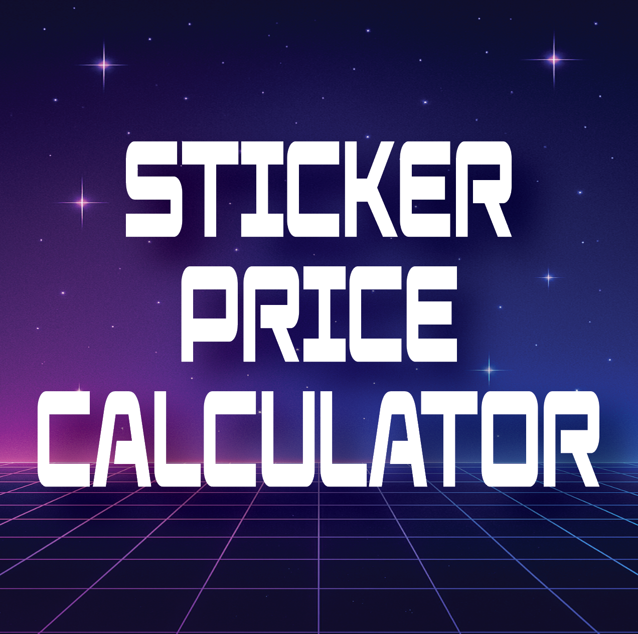 Sticker Price Calculator