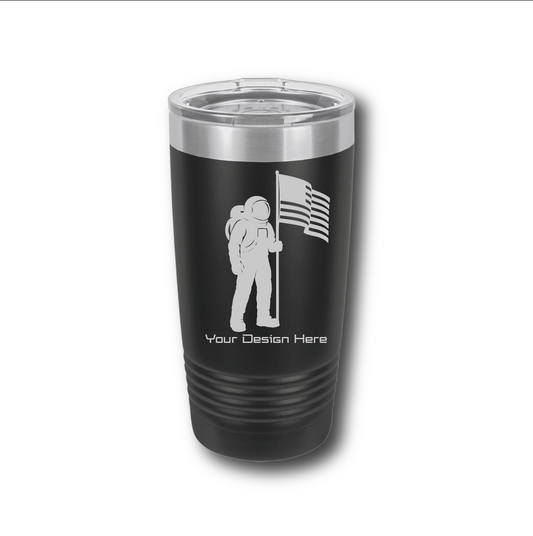 Custom 20oz Laser-Engraved Tumbler with Slider Lid