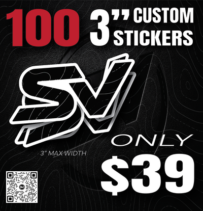 100 3" Stickers Deal