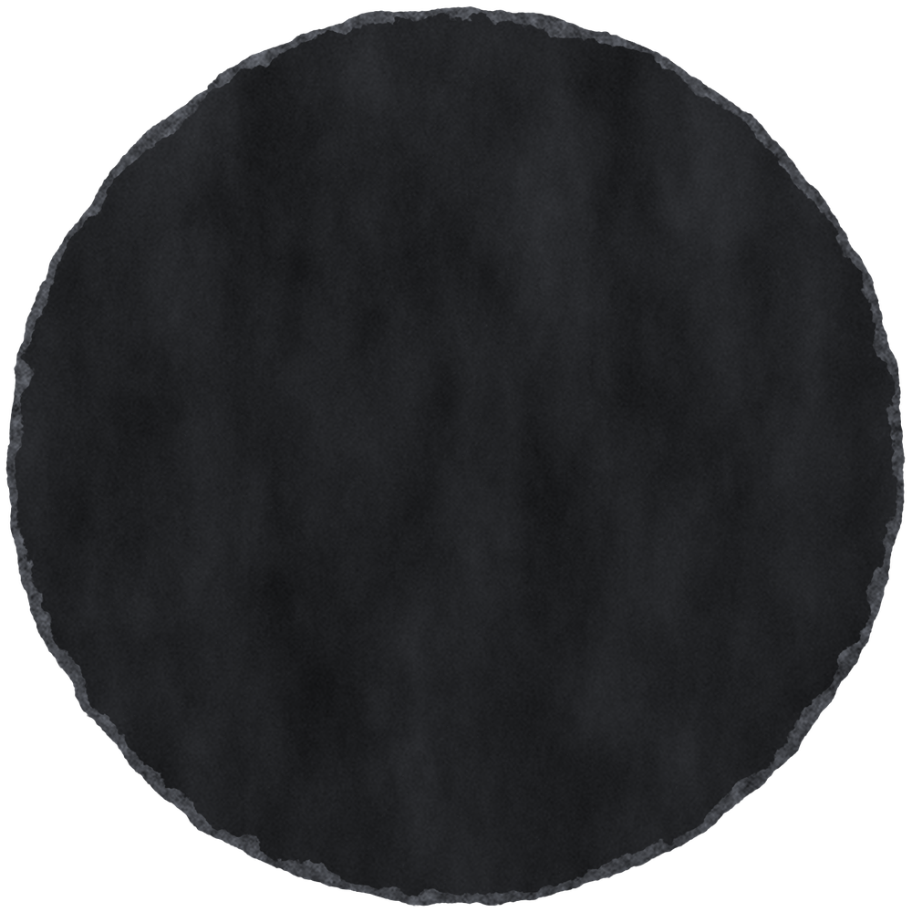 Round slate coaster