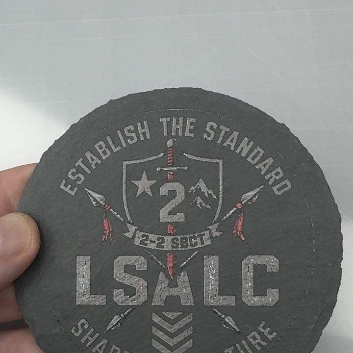 2-2 SBCT LSALC: Full-color slate coaster sticker