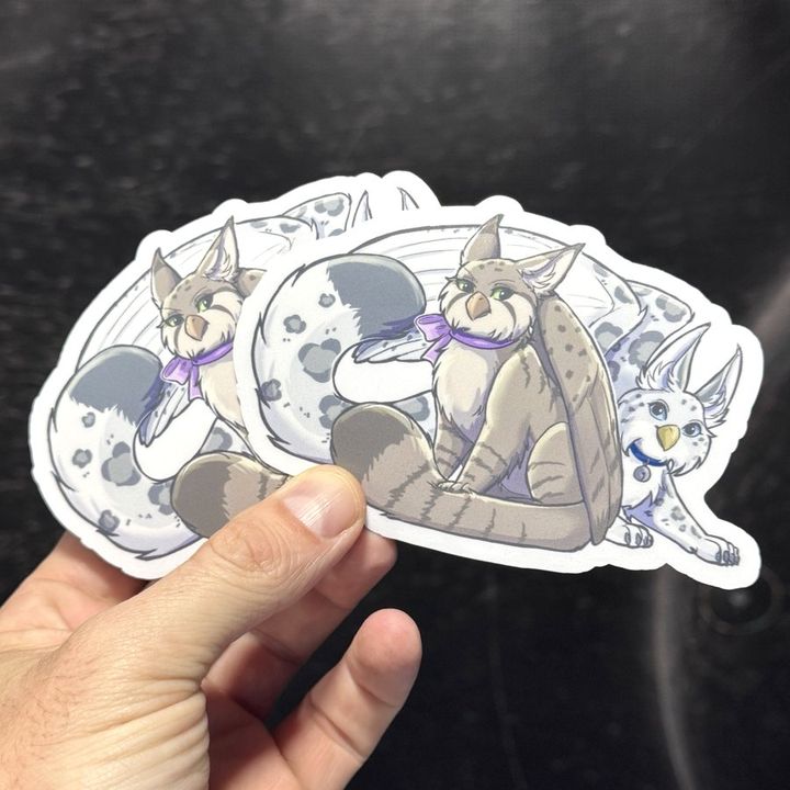 Character art: Die-cut vinyl sticker