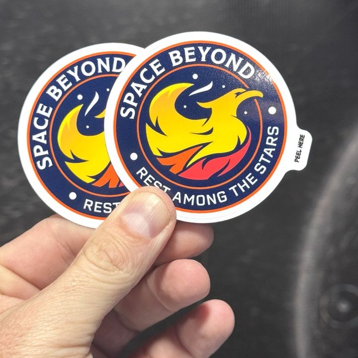 Space Beyond: Easy Peel sticker