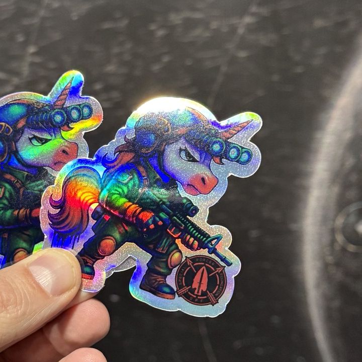 Special Forces Foundation: Holographic sticker